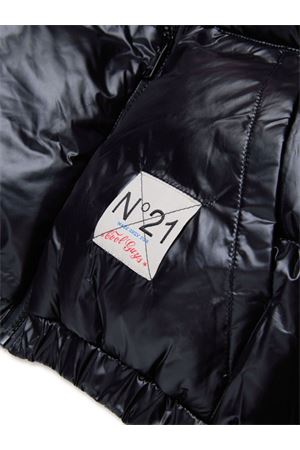 black polyamide bomber N°21 KIDS | N21975N00020N900